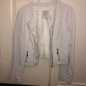 Faux leather guess jacket